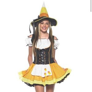 Candy Corn Witch Costume